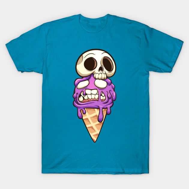 Zombie Ice Cream T-Shirt by memoangeles